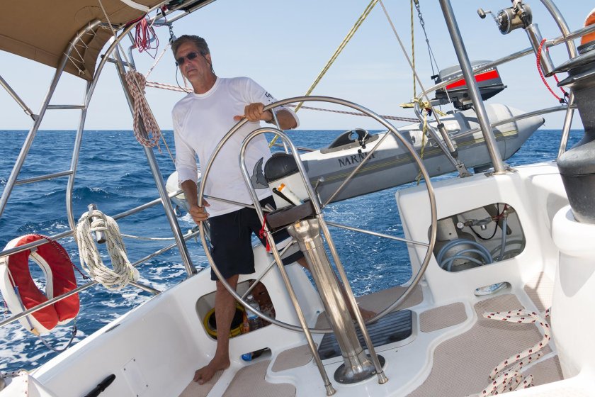 Штурвал яхты