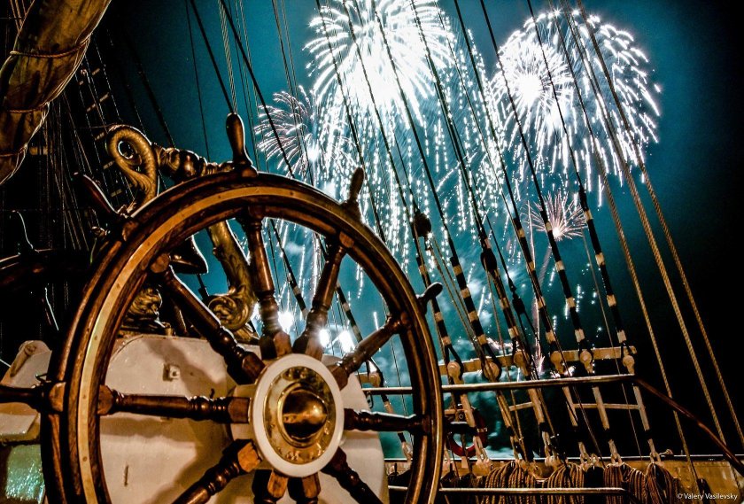 Штурвал Барка «Седов»,