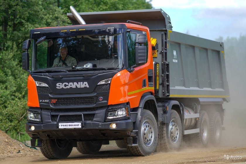 Scania p440 самосвал