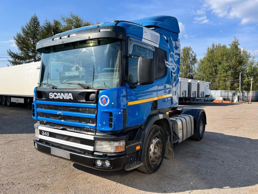 Scania p114 ga4x2na 340 2007 синий