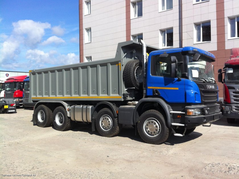 Scania p440 самосвал