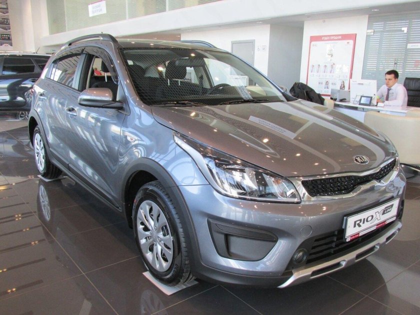 Kia Rio x-line серый