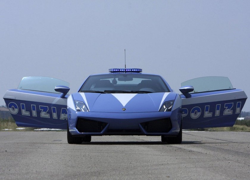 Lamborghini Gallardo полиция