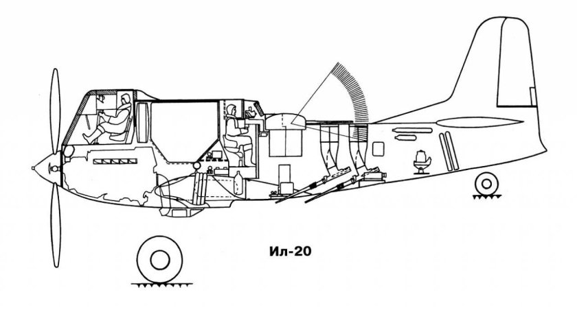 Самолёт ил-20 Штурмовик