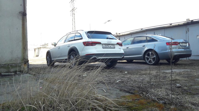 Дорожный просвет Audi a4 Allroad первое поколение