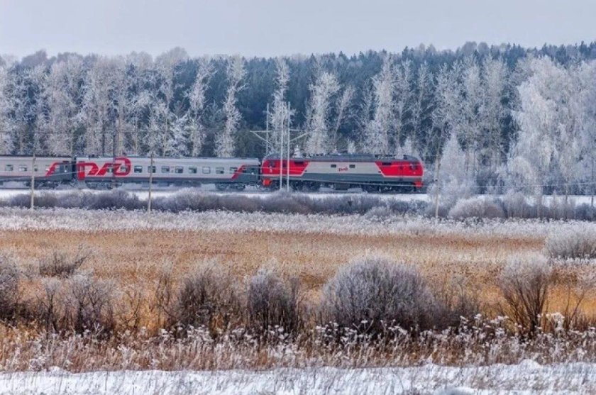 Новогодний поезд РЖД