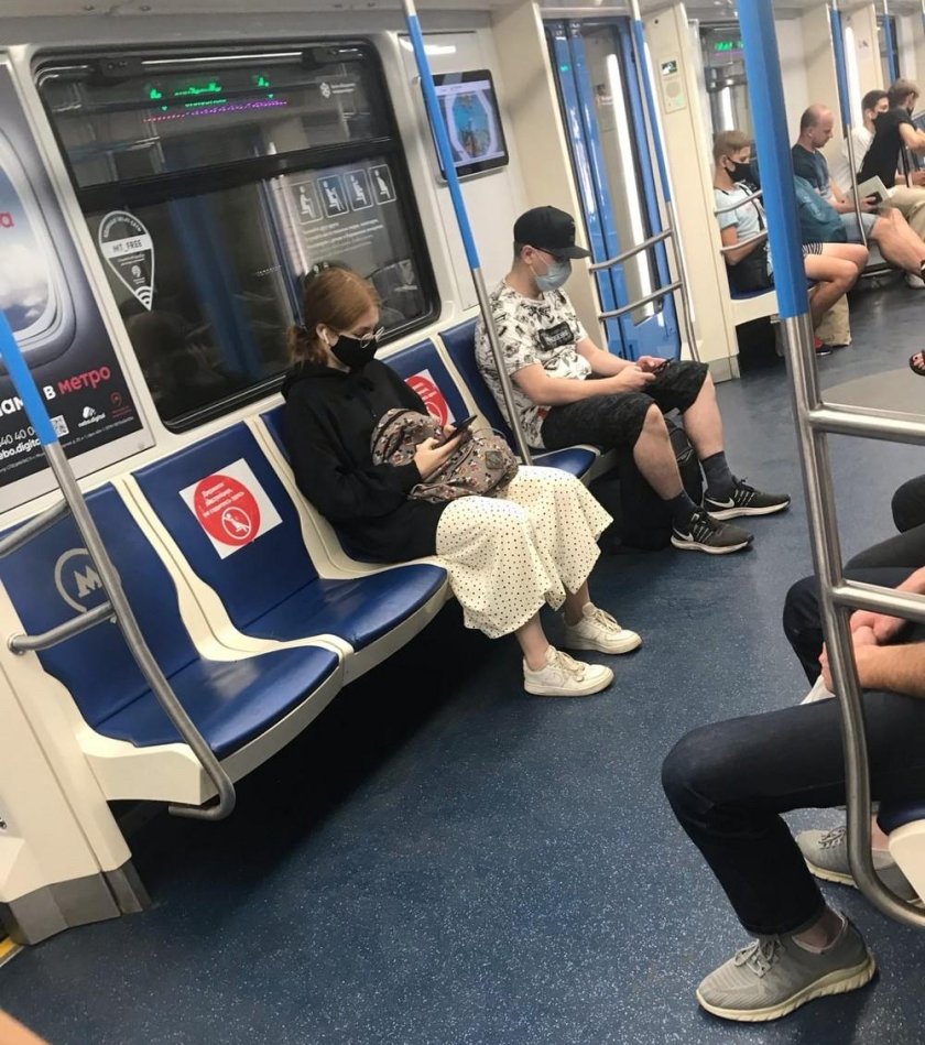 Российские модники из столичного метро