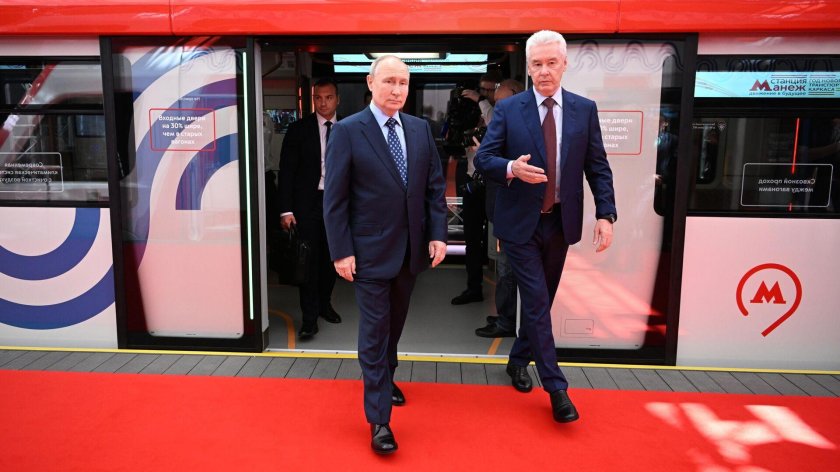 Путин и Собянин