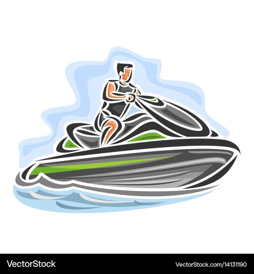 Логотип гидроцикл