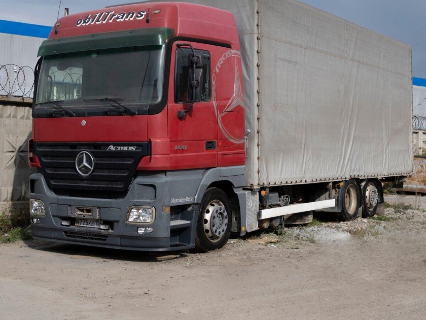 Мерседес актрос сцепка 120 кубов