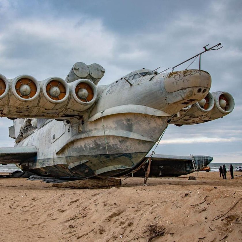 Каспийский монстр экраноплан Лунь