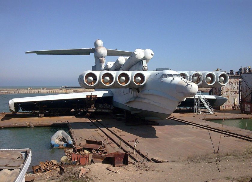 Каспийский монстр экраноплан лунь