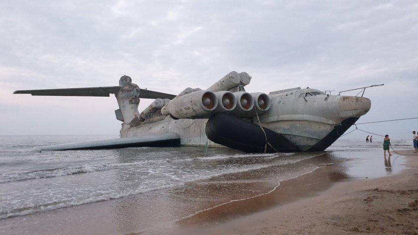 Каспийский монстр экраноплан Лунь