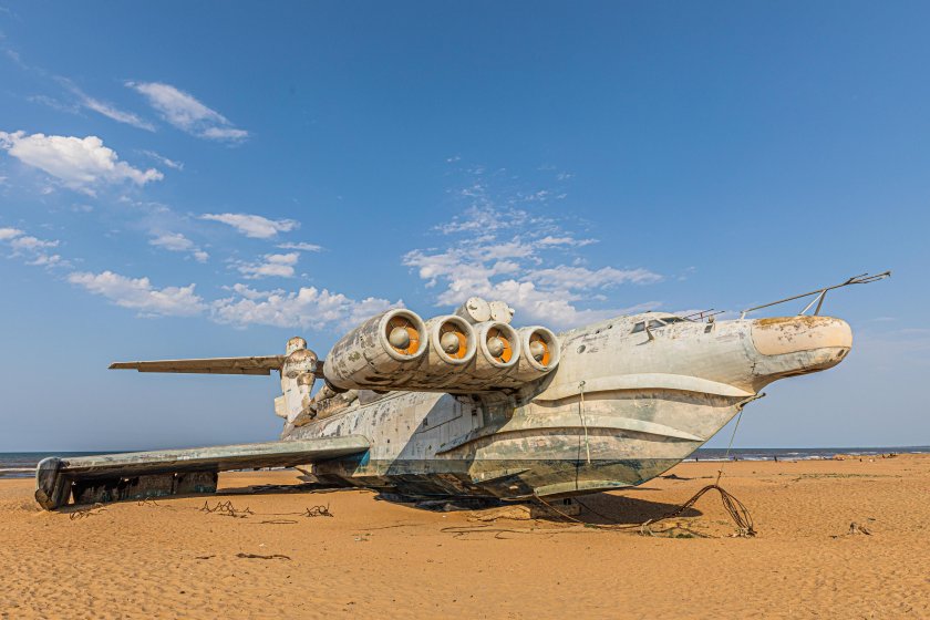 Каспийский монстр экраноплан Лунь