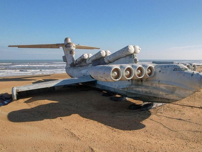 Каспийский монстр экраноплан Лунь