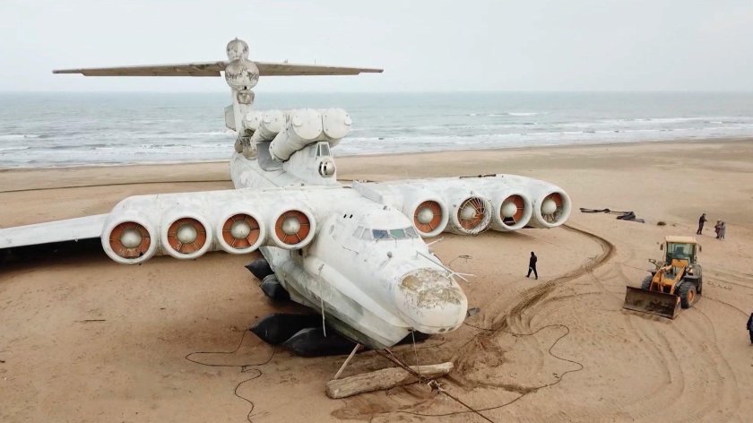 Каспийский монстр экраноплан Дербент