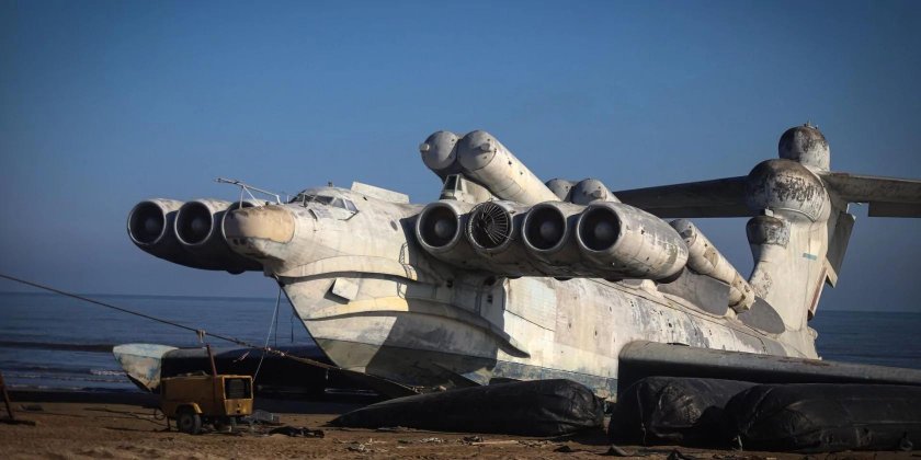 Каспийский монстр экраноплан Лунь