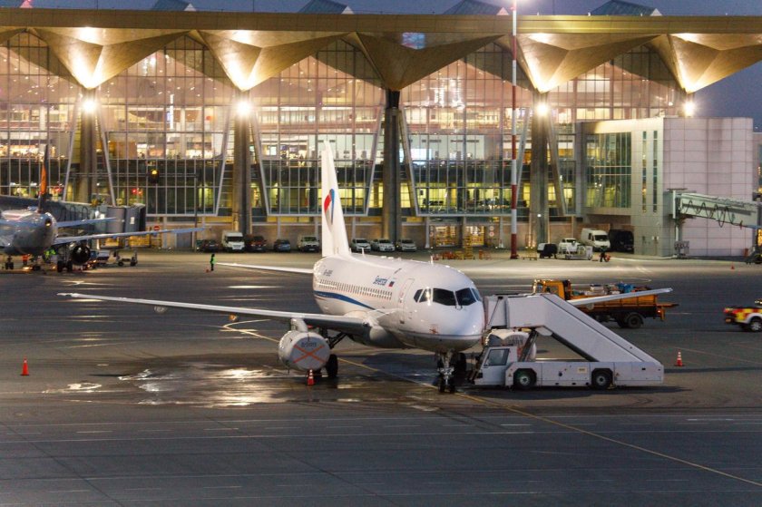 Пулково из самолета