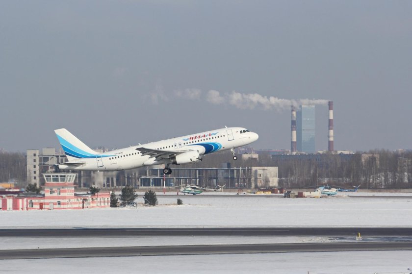 Пулково взлет