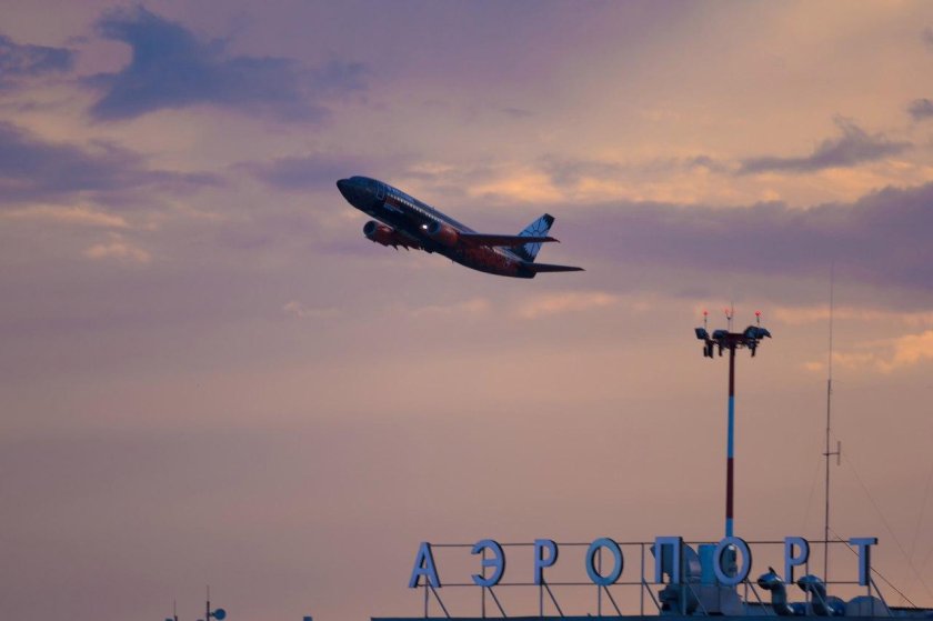 Пулково взлет