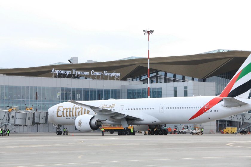 Боинг 777 в Пулково