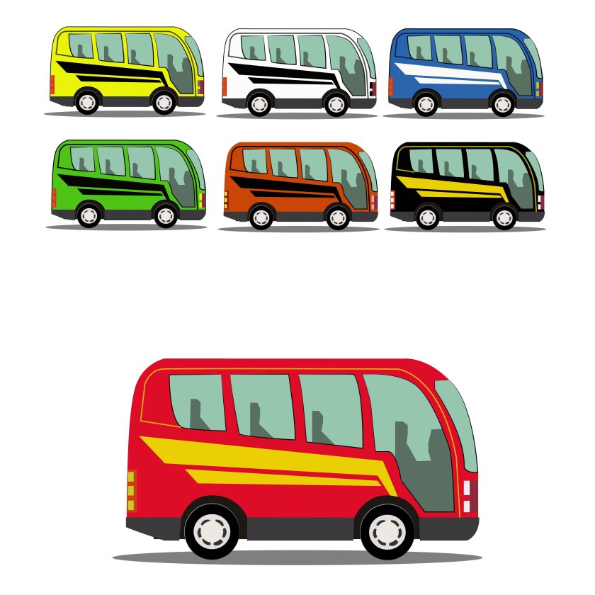 Нарисовать автобус