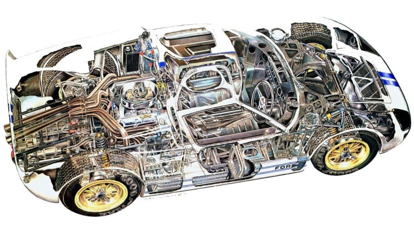 Cutaway Ford
