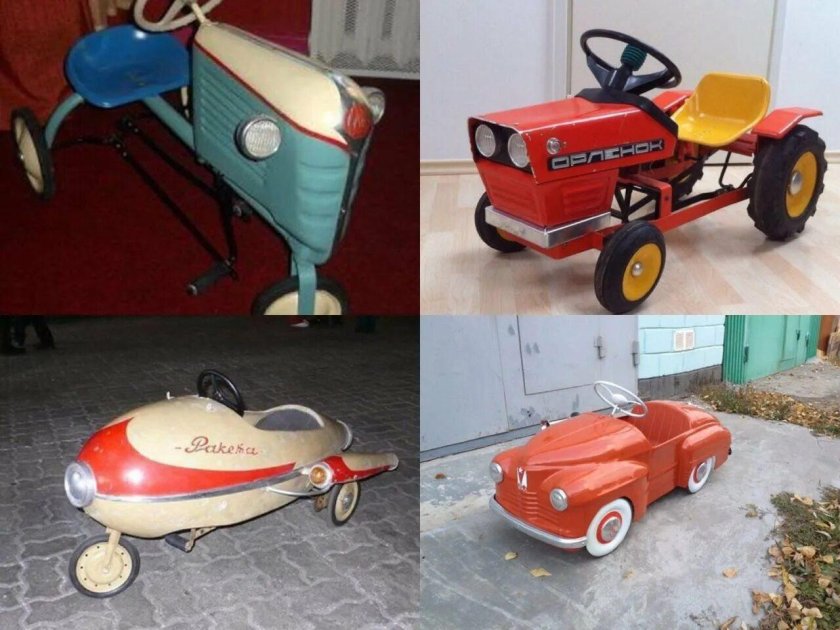 Педальный мотороллер Кроха