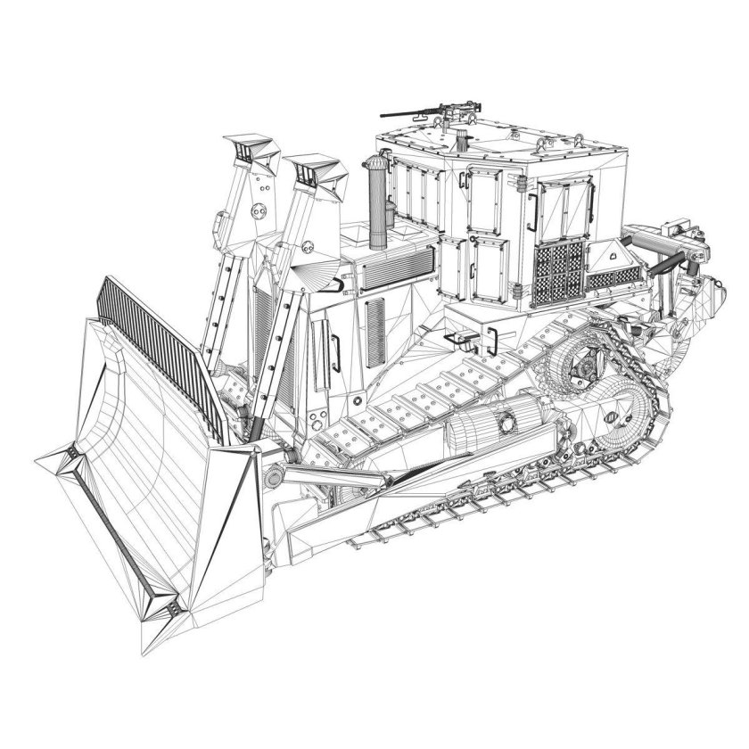 Бульдозер Cat d9r
