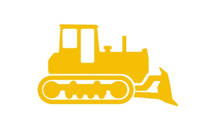Бульдозер иконка