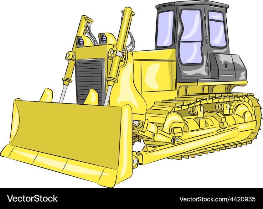 Дт75 бульдозер раскраска