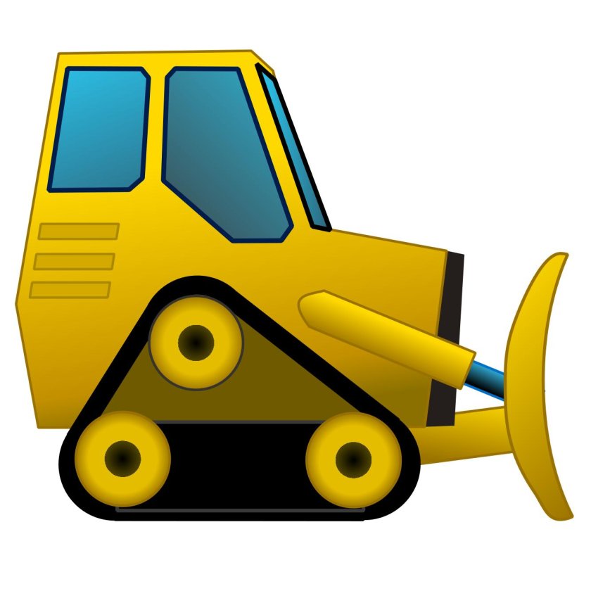 Бульдозер вектор