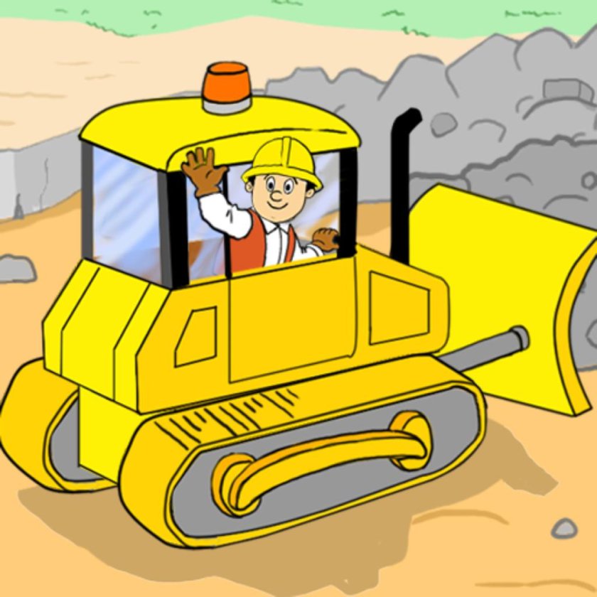 Бульдозер для рисования