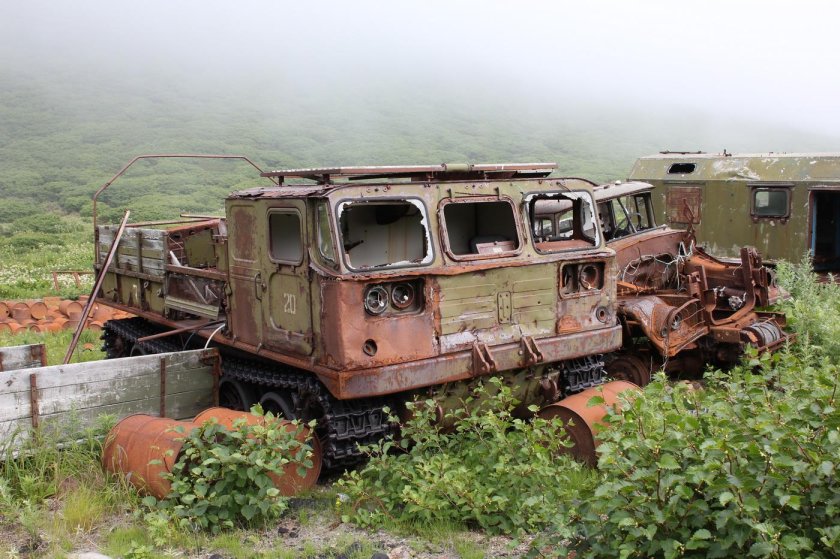 Поселок Кратерный остров Симушир