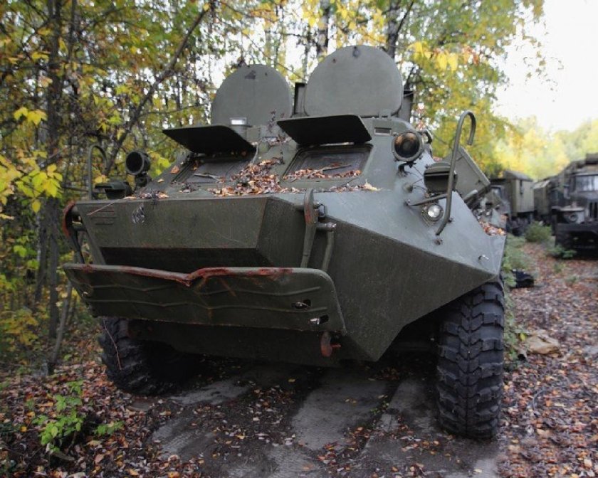 Заброшенные БТР 80