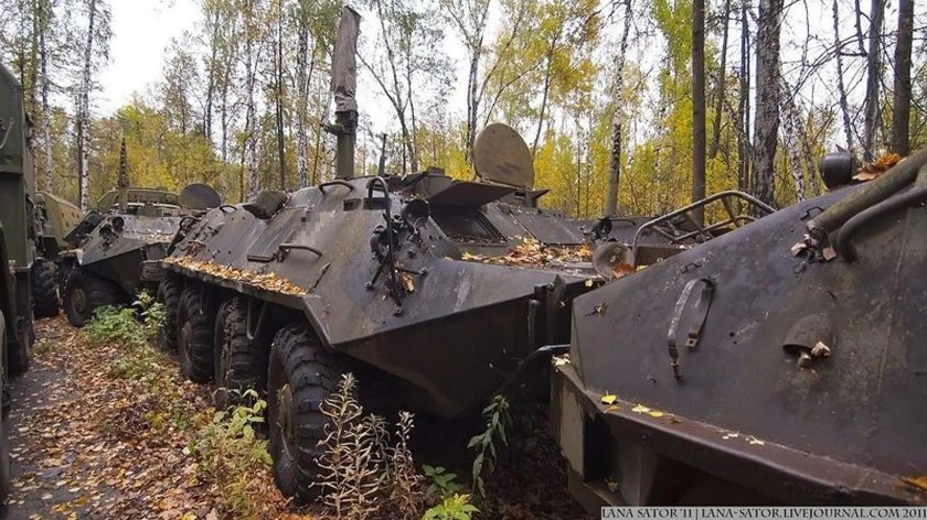 Кладбище заброшенной военной техники, Москва