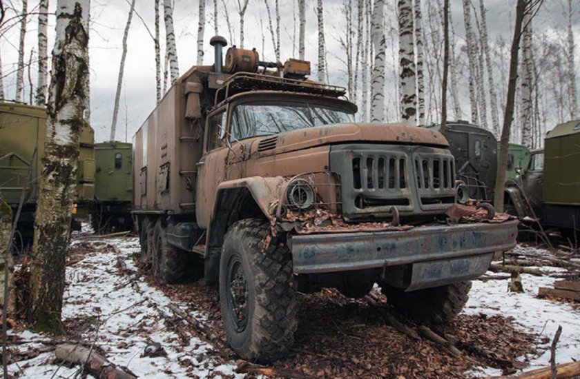 ЗИЛ 131 заброшенный