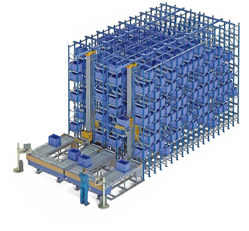 Складской стеллажный комплекс (система r 4000)