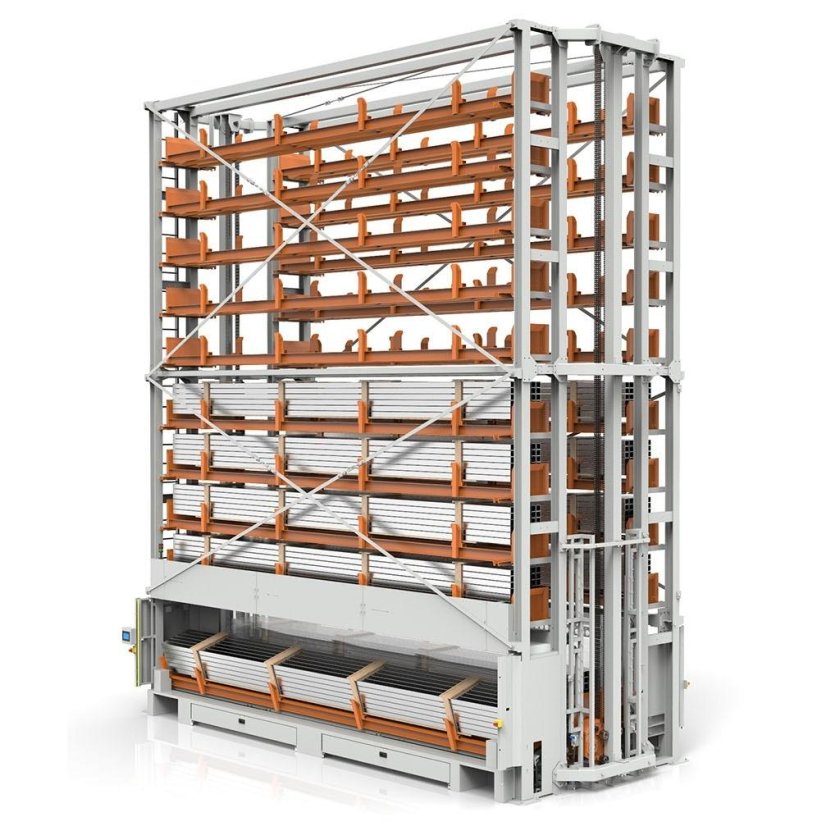 Элеваторный стеллаж ТСП-300 конструкция