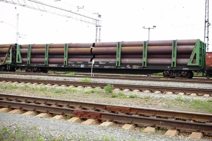 Вагон трубовоз 24 метра