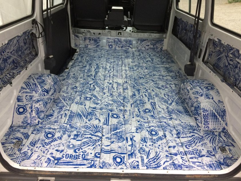 Шумоизоляция Nissan Vanette