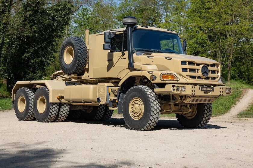 Mercedes-benz zetros военный грузовик