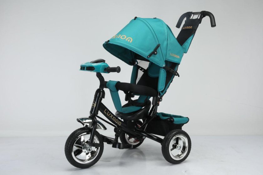 Luxmom 5511 изумруд велосипед 3-колесный