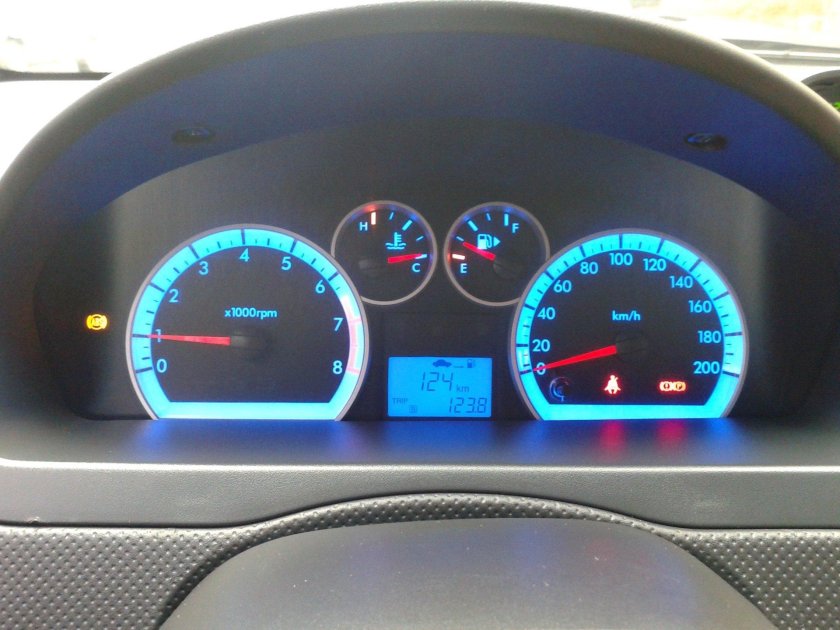 Приборка Шевроле Авео т250