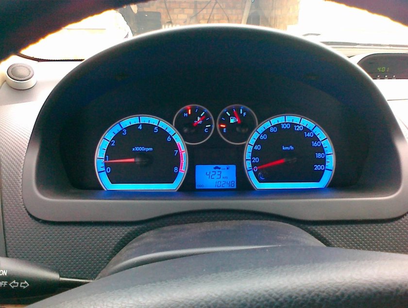 Панель приборов Авео т250