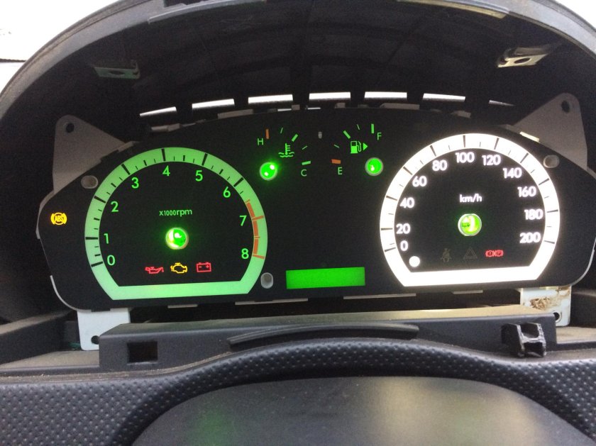 Приборная панель Авео т250