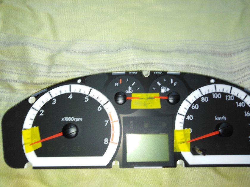 Приборная панель Авео т250