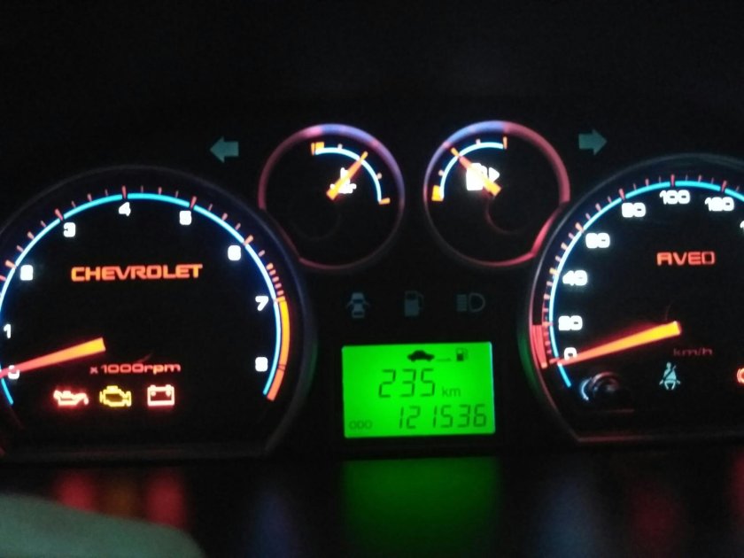 Панель приборов Авео т250