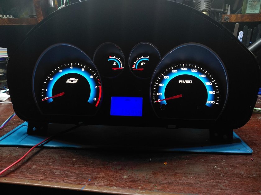 Приборная панель Авео т250