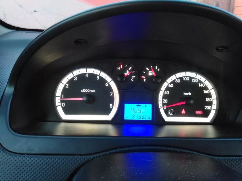 Приборная панель Авео т250